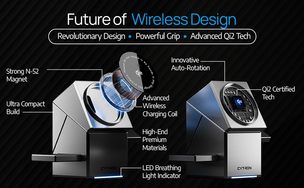 Cytron Qi2 VoltForgeX Wireless Charger